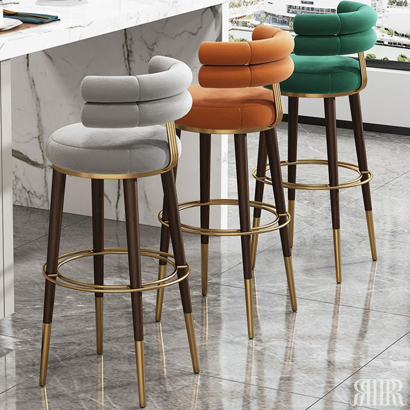 Maison Curve Bar Stool
