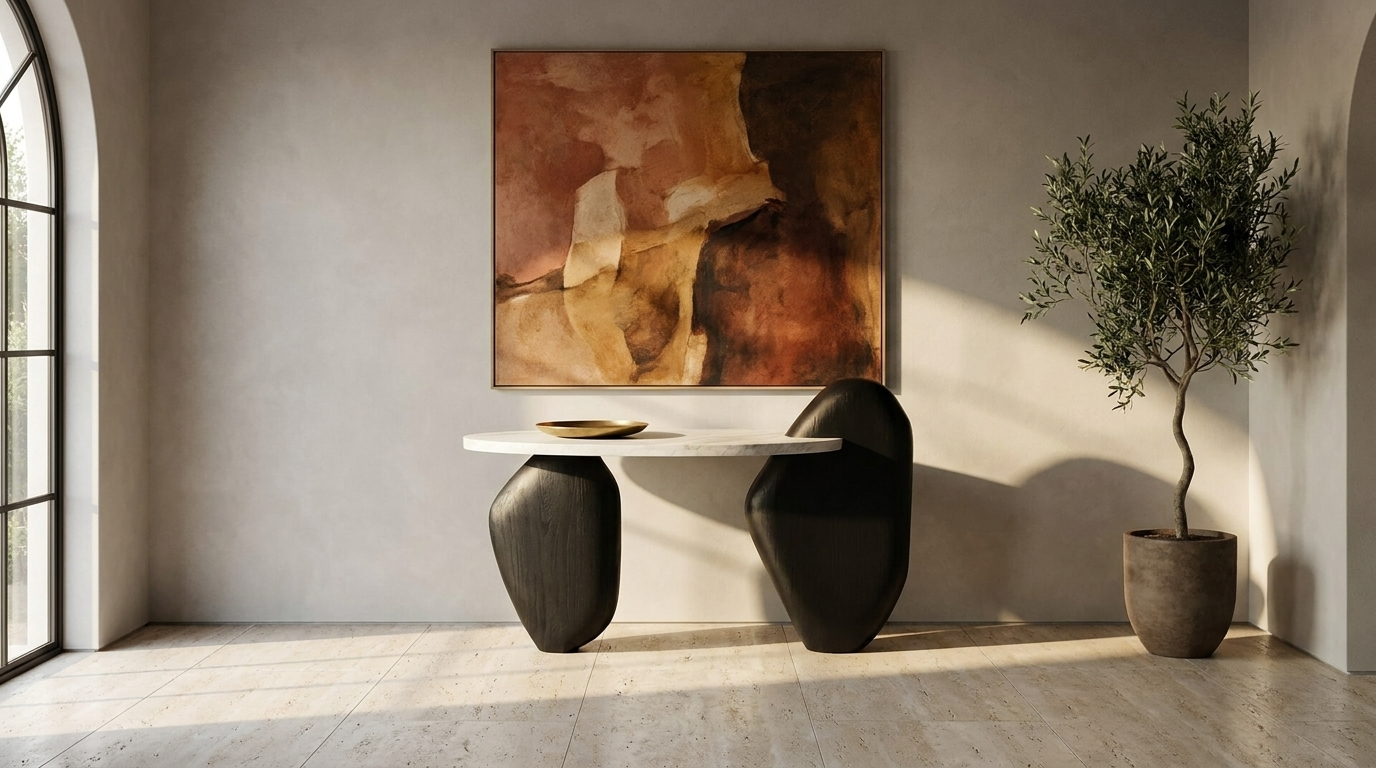 Vein & Timber Console Table