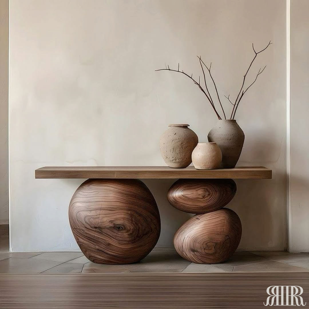 Aurora Rust Console Table