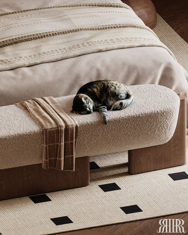 Walnut Whisper Ottoman