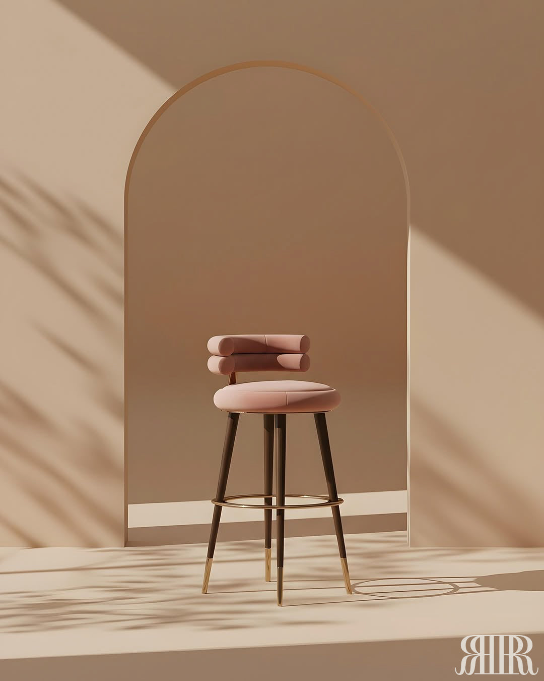 Maison Curve Bar Stool