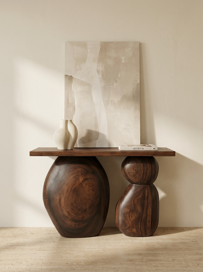 Aurora Rust Console Table