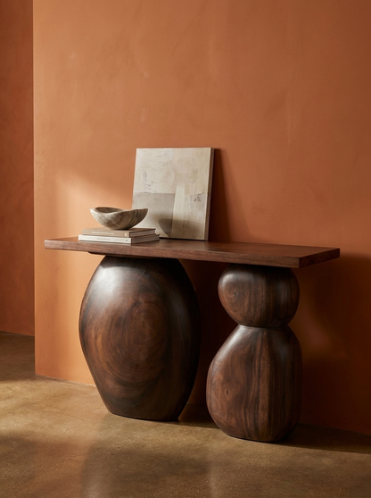 Aurora Rust Console Table