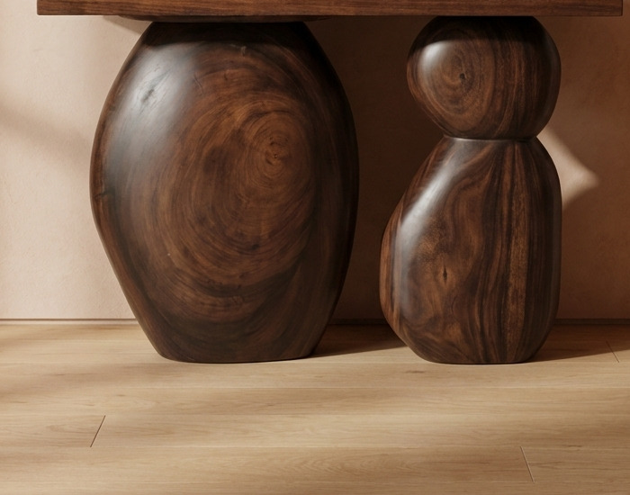 Aurora Rust Console Table