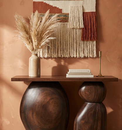 Aurora Rust Console Table
