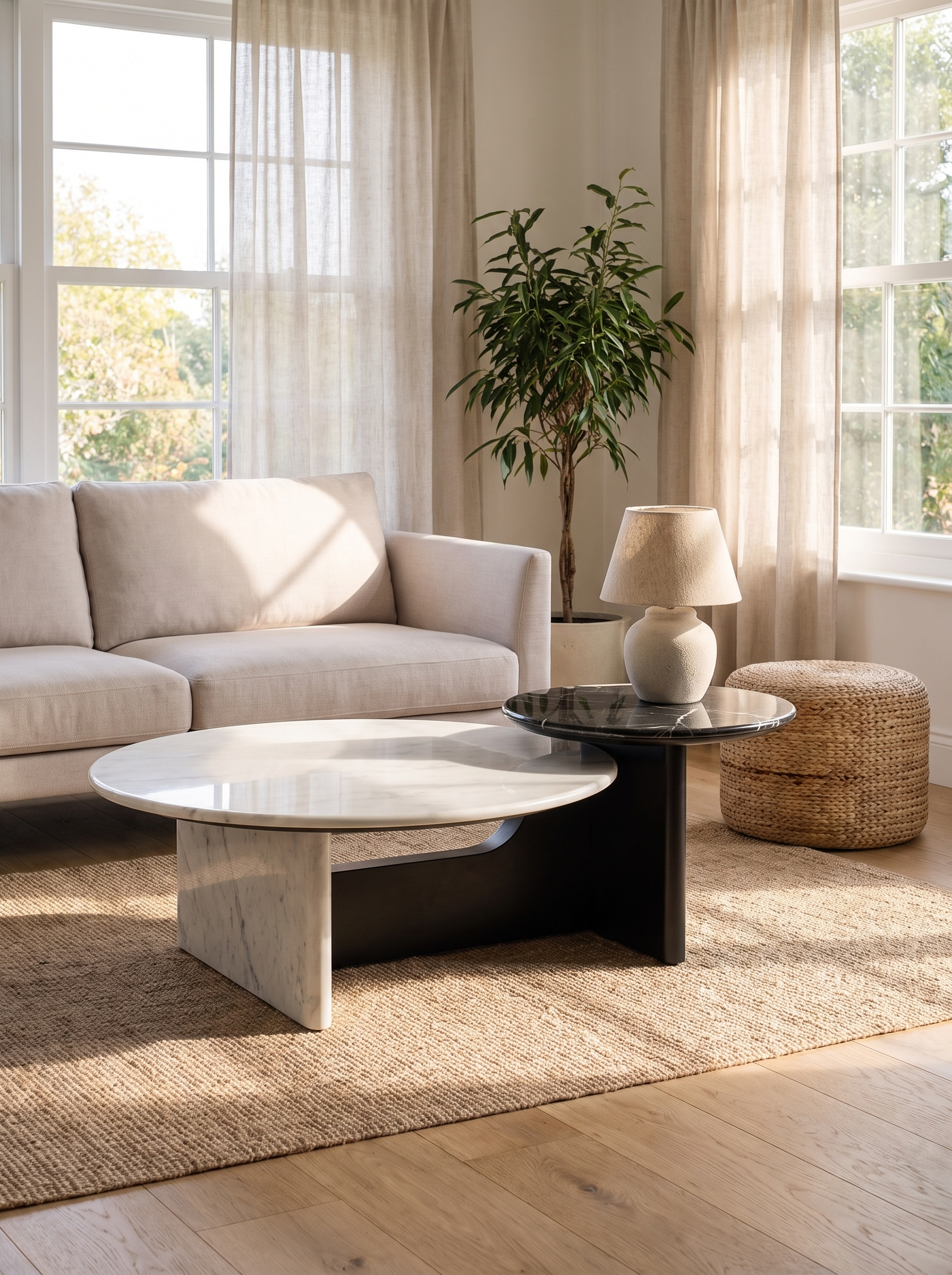 Stone & Vein Coffee Table Set