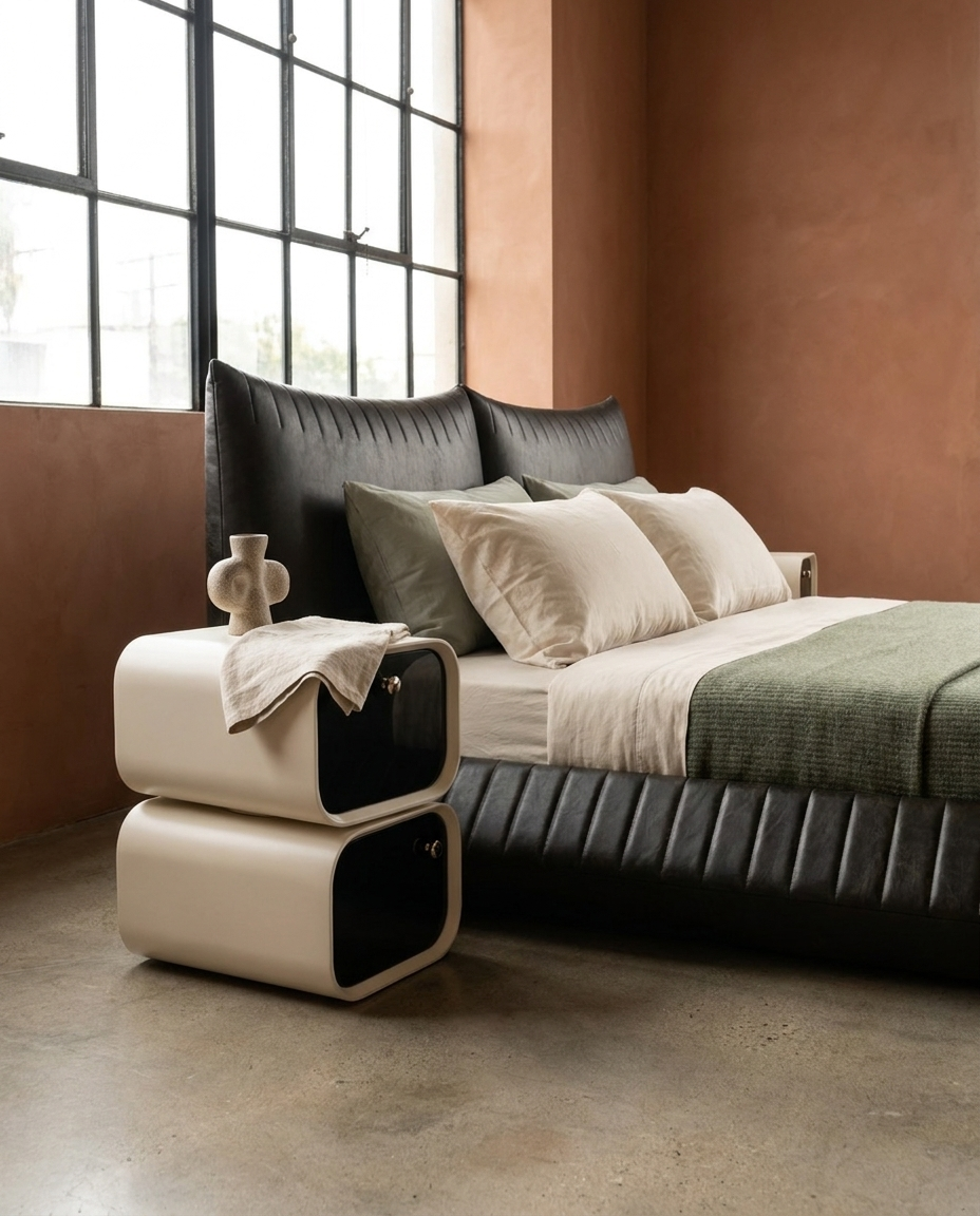 Modern swivel bedside tables for bedrooms