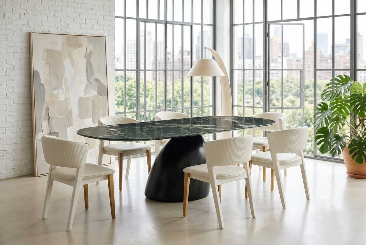 Rustic Rooms designer Nocturne dining table for elegant interi